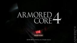Armored Core 4 Title Screen